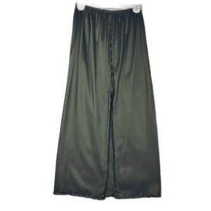 Vintage Vanity Fair Half Slip Size S Elastic Waist Front Slit Long Made in USA